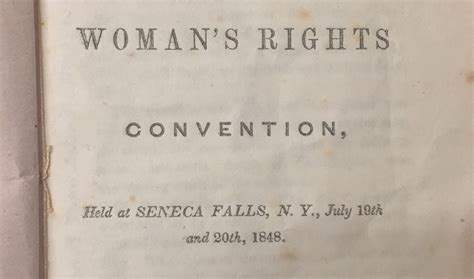 La Convenzione di Seneca Falls: Rivoluzione Femminile nel XIX Secolo Americano